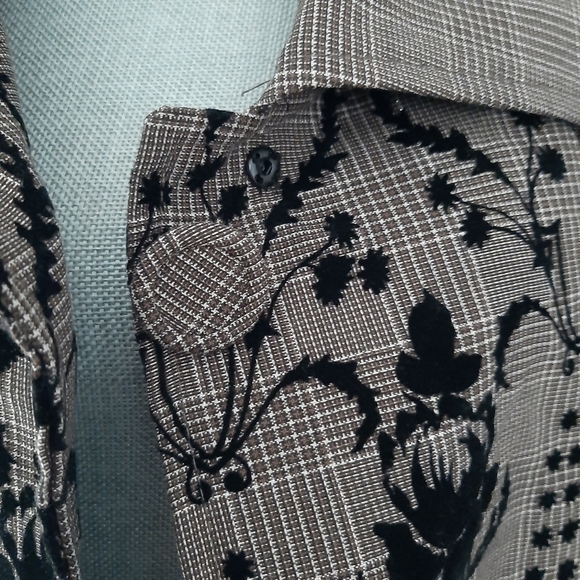 Cartise Brown Plaid Bolero Jacket - Picture 7 of 10